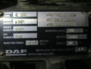 DAF Двигатель, XE