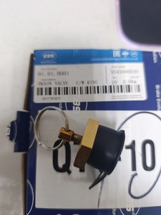 0101B001 EBS Клапан слива конденсата, M22, уплотнение+, шайба+, BPW BPW