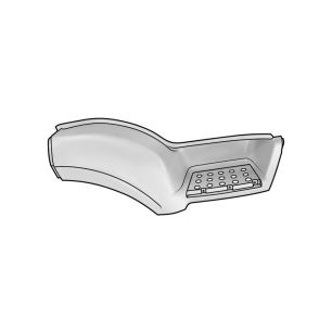 18600025 FRENOTRUCK Корпус подножки верхний правый
