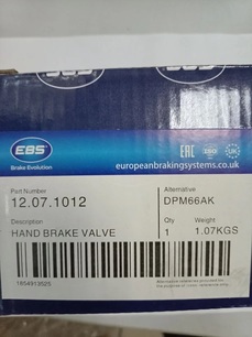 12071012 EBS Кран ручного тормоза