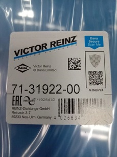 713192200 VICTOR REINZ Прокладка клапанной крышки