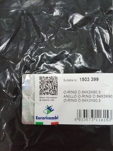 74530597 EURORICAMBI Кольцо уплотнительное
