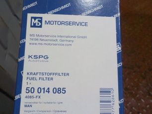 50014085 KOLBENSCHMIDT Фильтр топливный