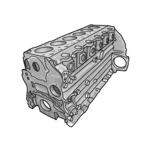 9060104705 MERCEDES Блок двигателя