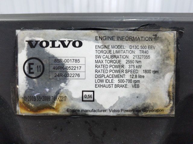 21286046 VOLVO Двигатель, D13C, 500 hp, Euro5, № XF363344, фото 10