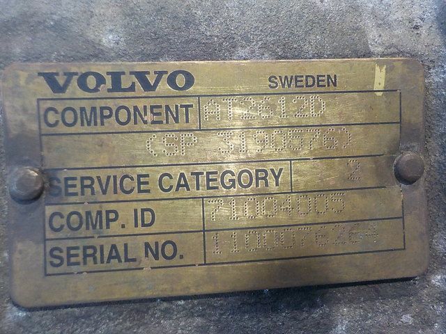 3190576 VOLVO АКПП, AT2612D, Без ретардера, № XF155137, фото 6