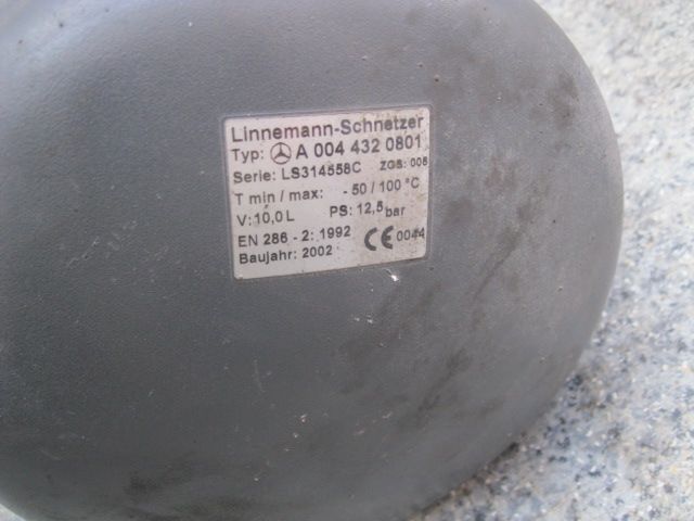0044320801 MERCEDES Ресивер воздушный, № XF8729, фото 2