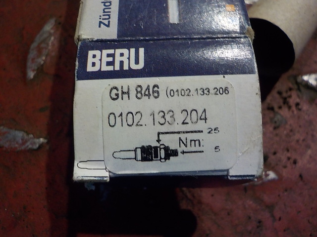 GH846 BERU Свеча накаливания, фото 3