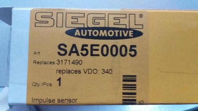 SA5E0005 SIEGEL Датчик спидометра VOLVO TRUCK FH12/16, фото 4