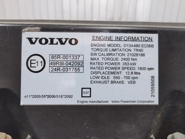21082494 VOLVO Двигатель, D13A, № XF387681, фото 10