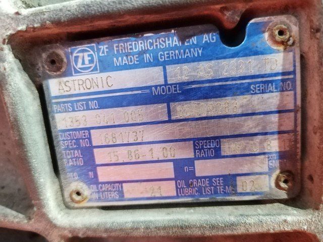 1681737 DAF АКПП, 12AS2331, С ретардером, № XF320673, фото 19