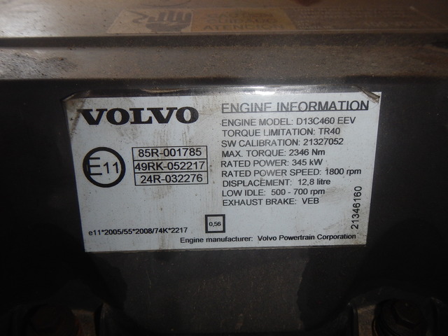 22232691 VOLVO Двигатель, D13C, № XF377503, фото 11