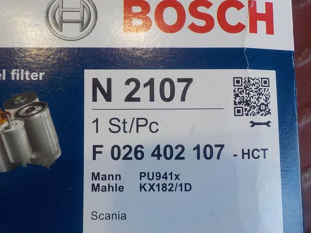 F026402107 BOSCH Фильтр топливный, фото 4