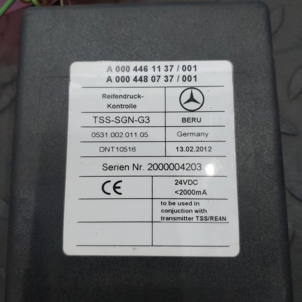 0004461137 MERCEDES Блок управления контроля давления в шинах, № XF452394, фото 6