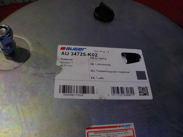 AU34725K02 AUGER Пневмоподушка, фото 3