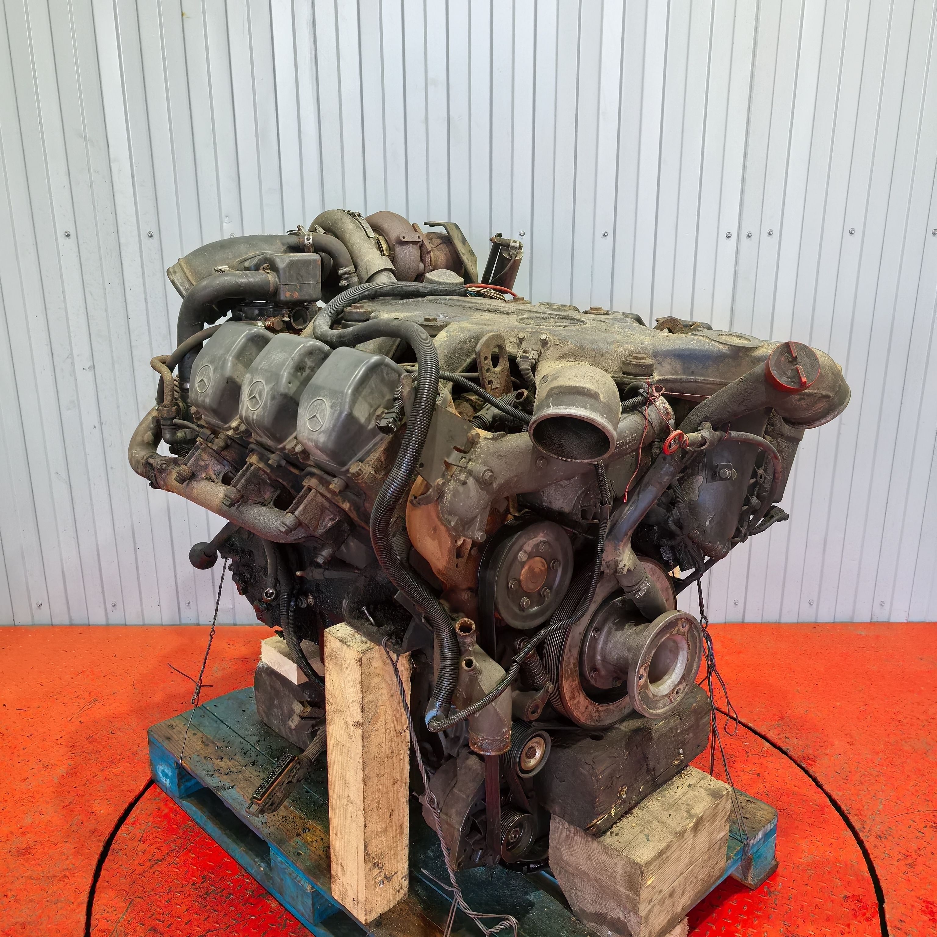 MERCEDES Двигатель, OM501, LA541.923, № XF432093, фото 7