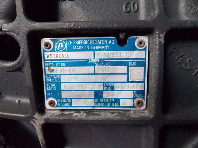 41299131 IVECO АКПП, 12AS2330, Без ретардера, № XF348853, фото 15