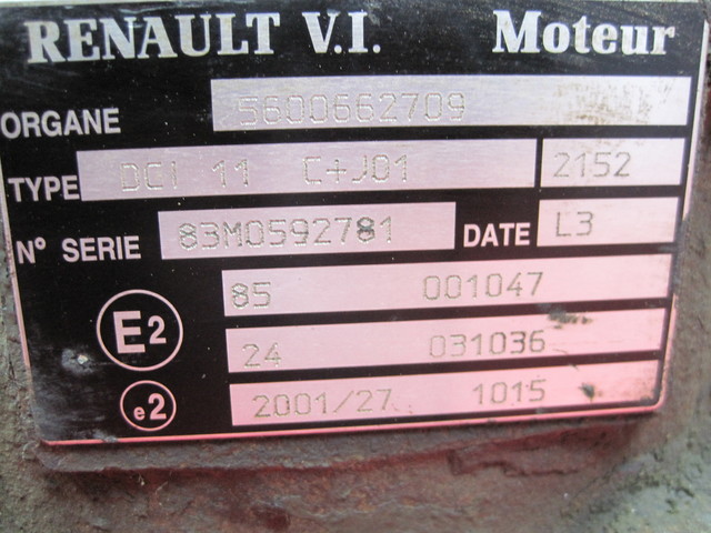 5010359722 RENAULT Блок двигателя, № XF154207, фото 8