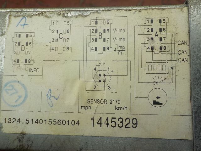1600094 DAF Тахограф, № XF82331, фото 6