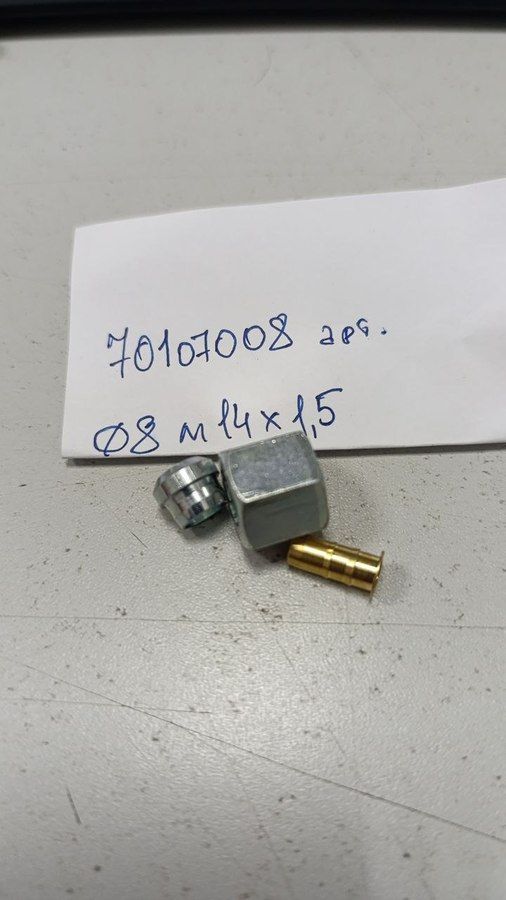 70107008 PARKER-HANNIFIN CO Соединитель воздушный Ф8 M14x1.5, фото 1