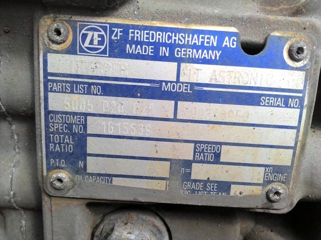 1650167 DAF АКПП, 12AS2141, С ретардером, № XF20039, фото 5