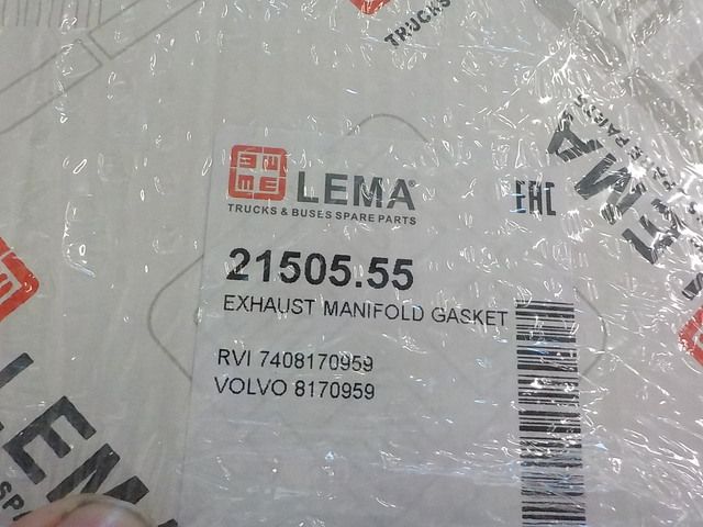 2150555 LEMA Прокладка выпускного коллектора, фото 3