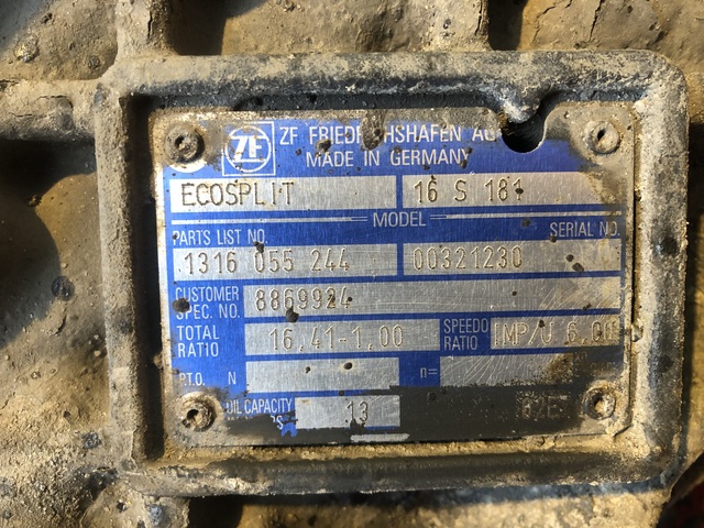 8851646 IVECO КПП, 16S181, Без ретардера, МКПП, № XF271423, фото 10