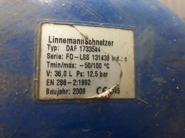 1733544 DAF Ресивер воздушный, № XF356003, фото 4
