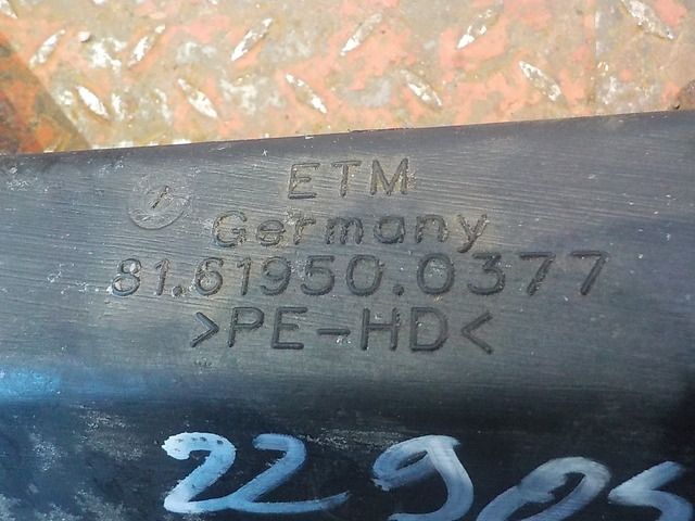 81619500377 MAN Воздуховод, № XF229051, фото 4