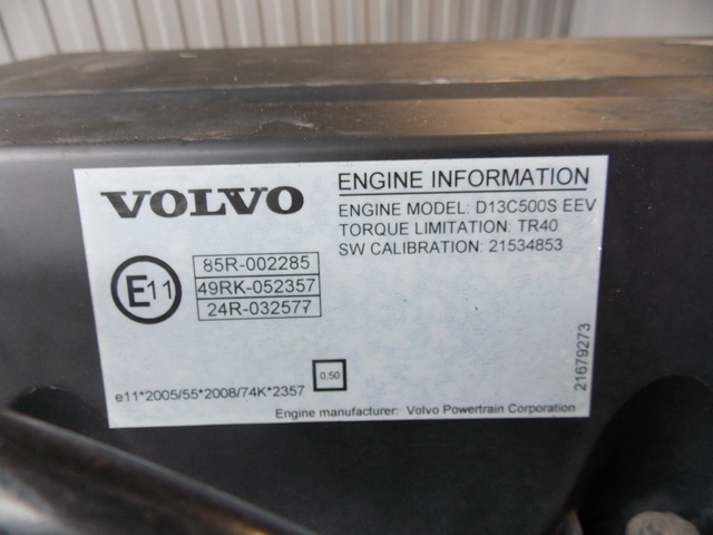 21600808 VOLVO Двигатель, D13C, № XF326860, фото 10
