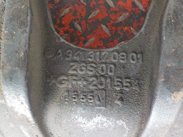 9413170901 MERCEDES Кронштейн траверсы, № XF185219, фото 4