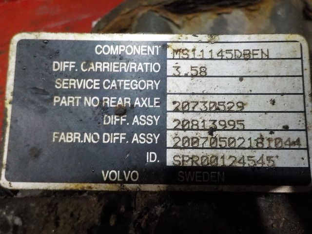 20730529 VOLVO Редуктор заднего моста, MS1-1145DBEN, № XF129988, фото 4