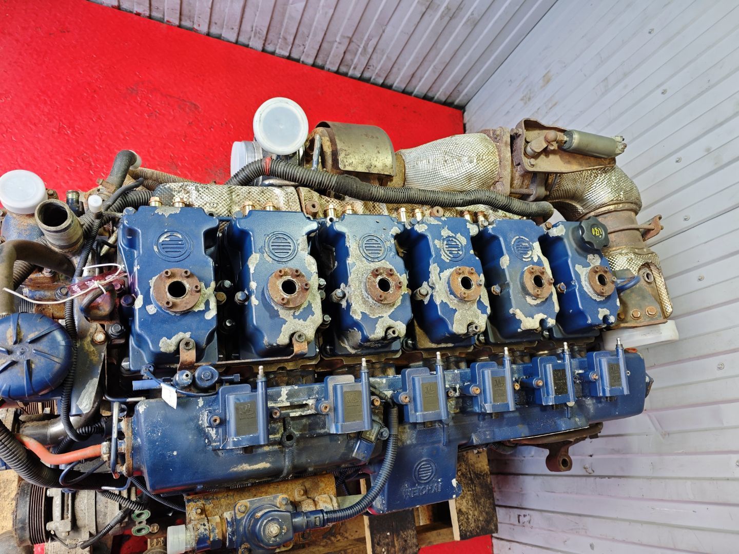 45104100089590 KAMAZ Двигатель, WP12NG400E5, № XF451714, фото 9