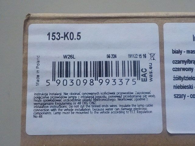 153K05 WAS Фонарь задний левый, фото 6