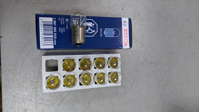 1987302510 BOSCH Лампа габаритная, R5W / 24V / 5W / BA15s, фото 2