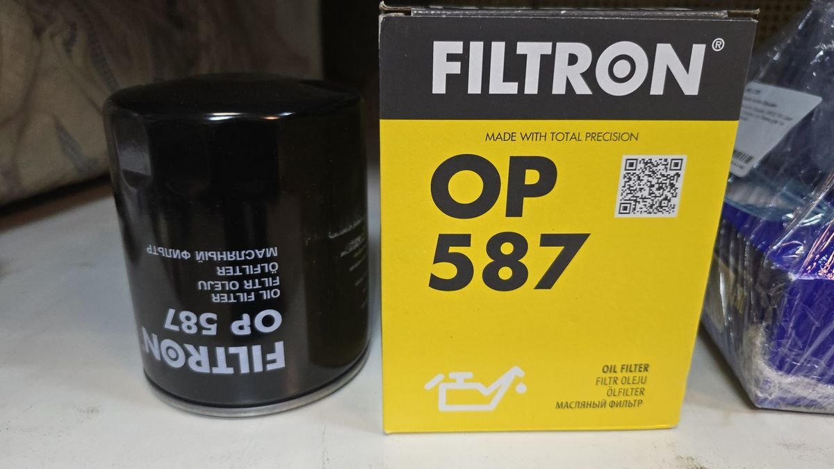OP587 FILTRON Фильтр масляный, фото 1