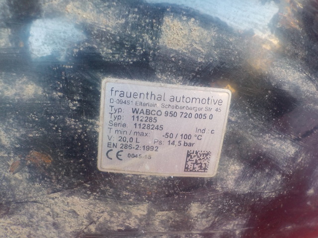 0054323601 MERCEDES Ресивер воздушный, № XF247662, фото 4