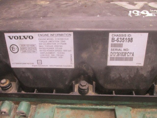 21286046 VOLVO Двигатель, D13C, 500 hp, Euro5, № XF199710, фото 9