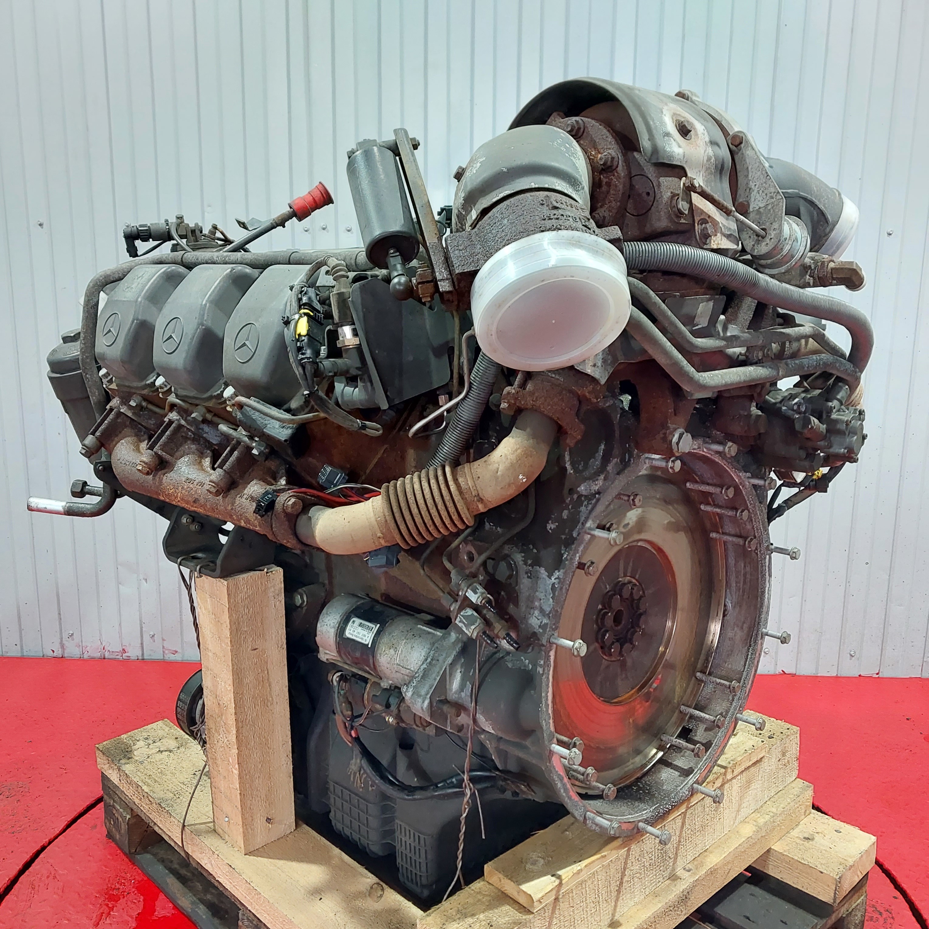 0020106500 MERCEDES Двигатель, OM501, 410 hp, Euro3, № XF480621, фото 3