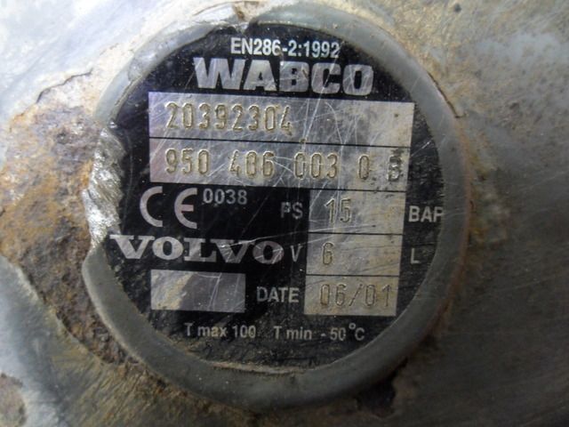 20392307 VOLVO Ресивер воздушный, № XF233842, фото 4