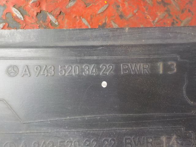 9435203422 MERCEDES Шумоизоляция двигателя, № XF177481, фото 6