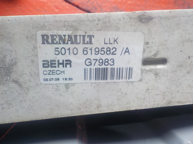5010619582 RENAULT Интеркулер, № XF241123, фото 3