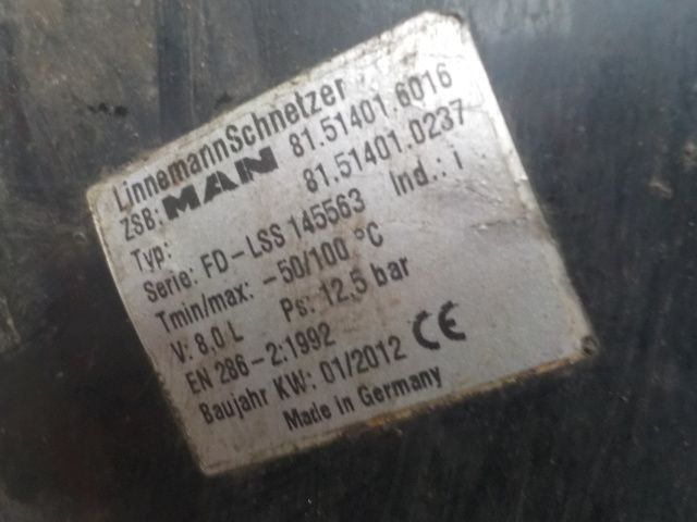 81514010237 MAN Ресивер воздушный, № XF194503, фото 3