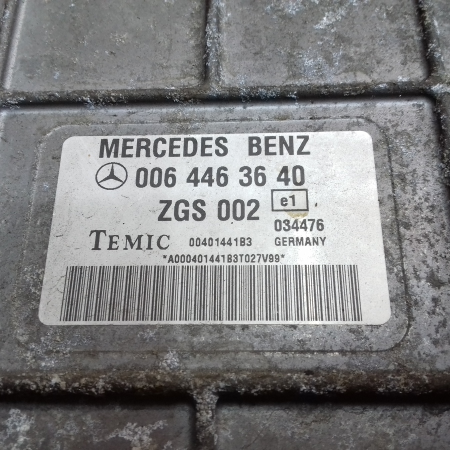 0154473840 MERCEDES Блок управления двигателем, № XF402347, фото 8
