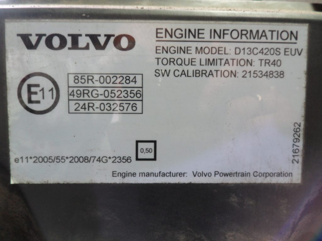 21600805 VOLVO Двигатель, D13C, № XF212849, фото 10