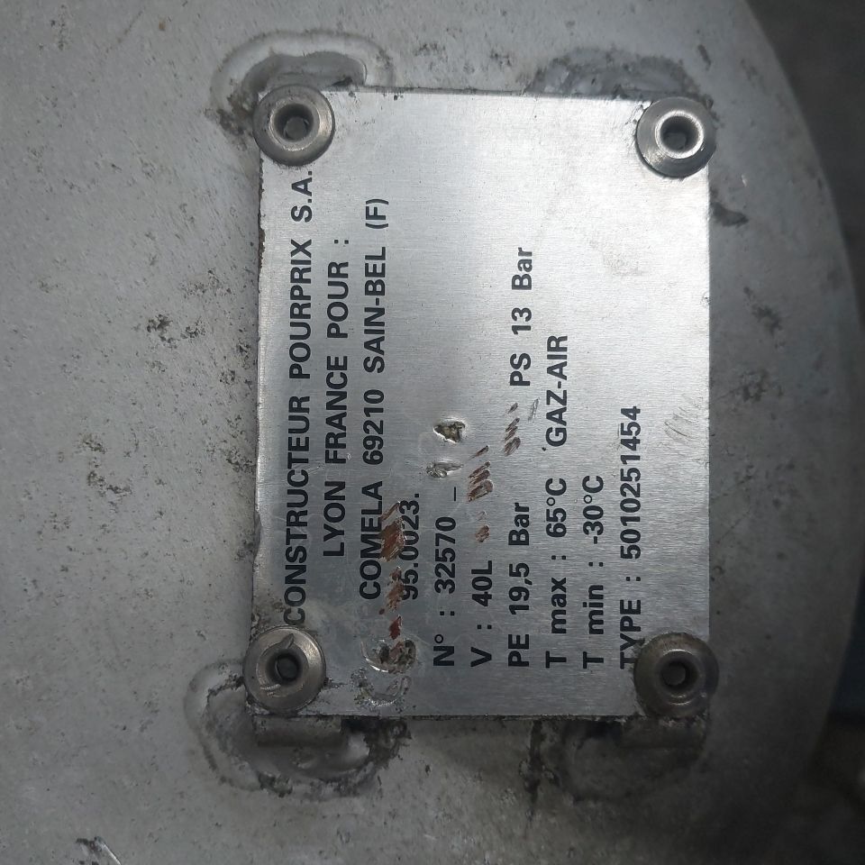 5010251454 RENAULT Ресивер воздушный, № XF446444, фото 4