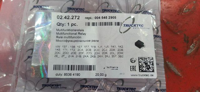0242272 TRUCKTEC Реле, фото 4
