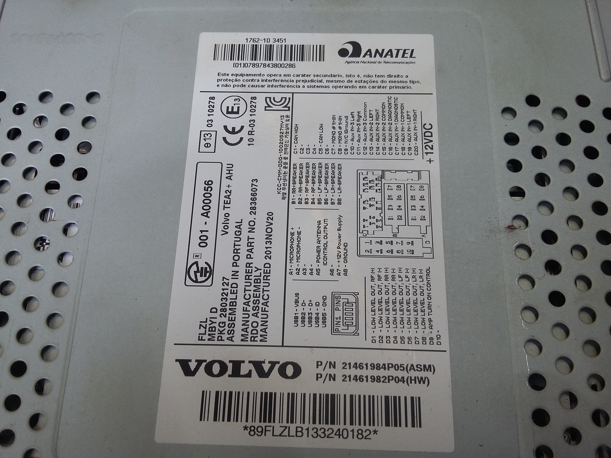 21461984 VOLVO Магнитола, № XF345447, фото 7