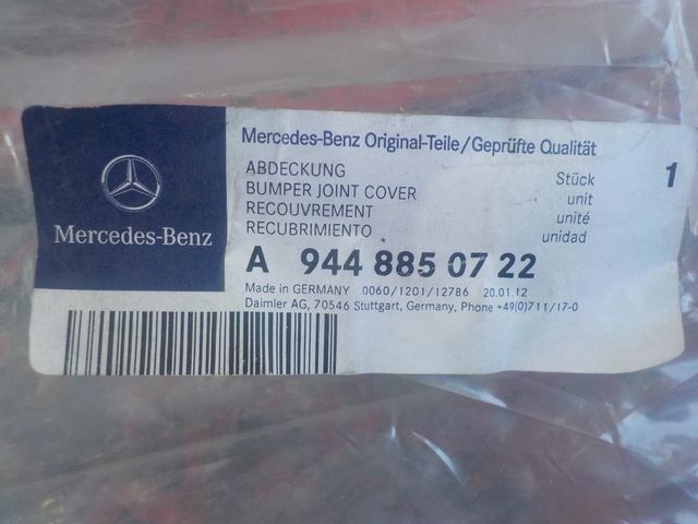 9448850722 MERCEDES Накладка бампера, фото 4