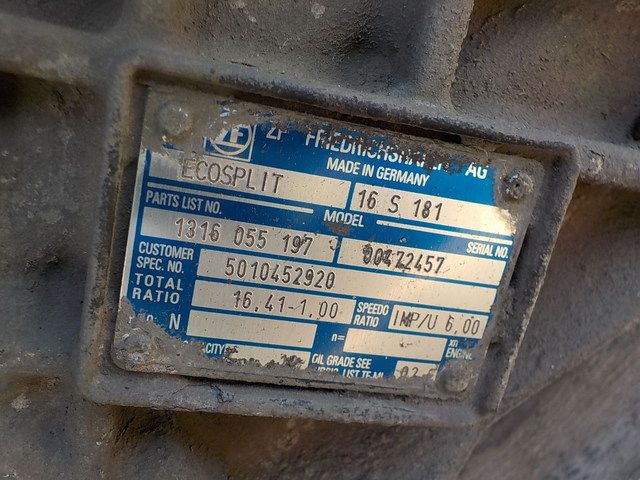 5010452920 RENAULT КПП, 16S181, Без ретардера, МКПП, № XF86526, фото 5